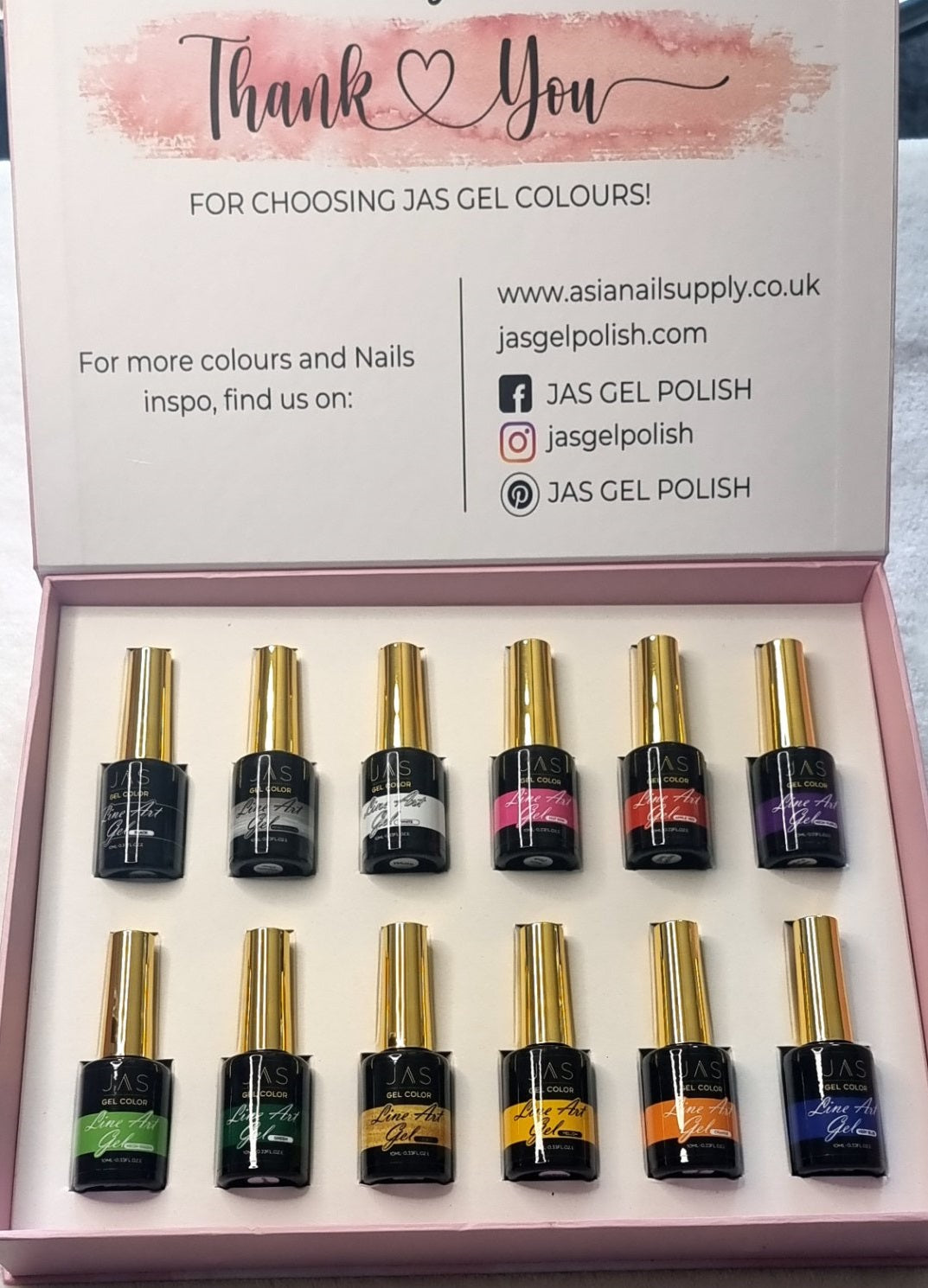 JAS Line Art Gel 10ml - Metallic Silver