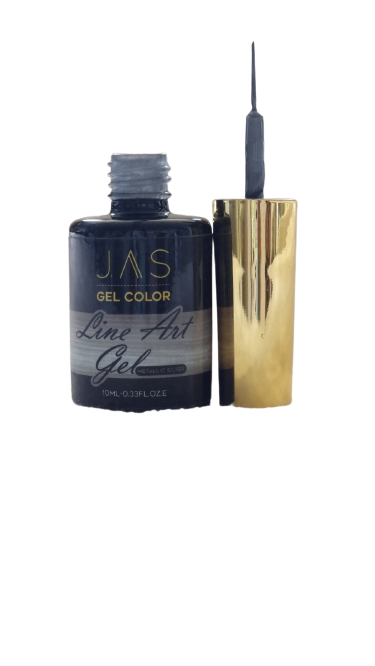 JAS Line Art Gel 10ml - Metallic Silver