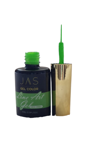JAS Line Art Gel 10ml - Neon Green