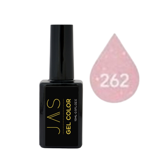 Jas Gel Polish #262 Shimmery Pink