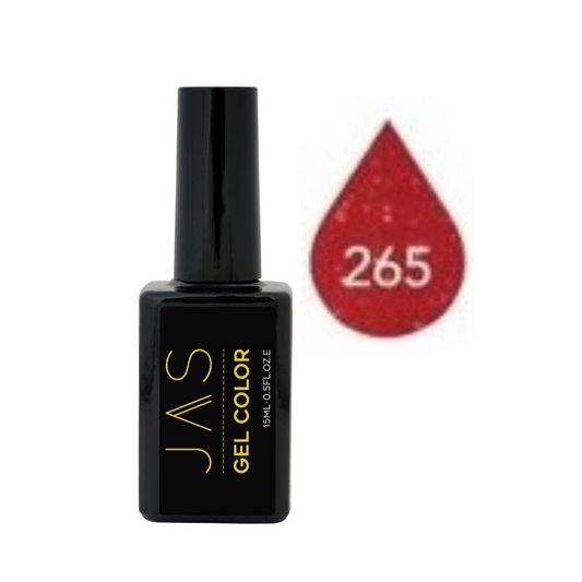 Jas Gel Polish #265 Shimmery Red