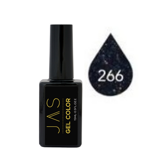 Jas Gel Polish #266 Shimmery Navy Blue