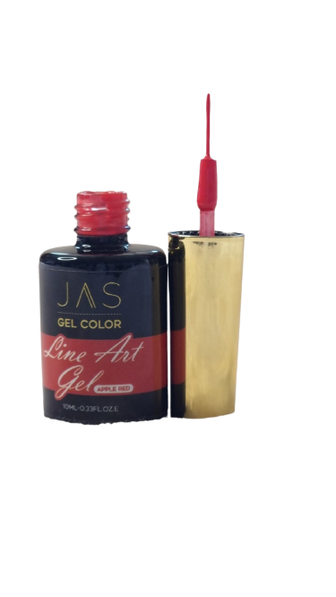 JAS Line Art Gel 10ml - Apple Red