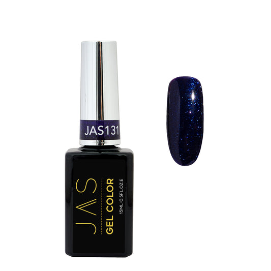 Jas Gel Polish #131 Navy Glitter