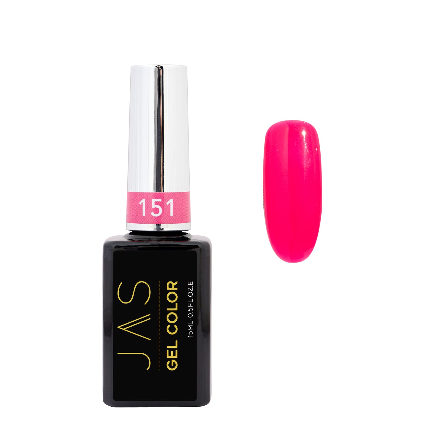 Jas Gel Polish #151 Neon Pink