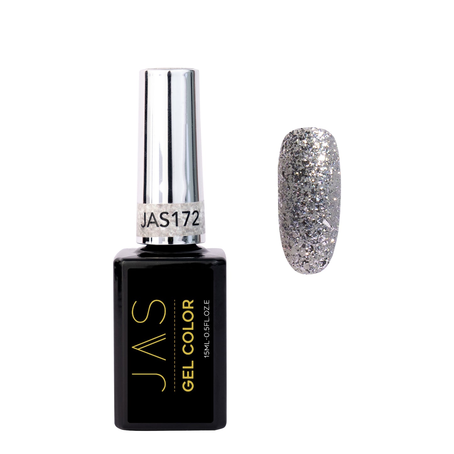 Jas Gel Polish #172 Silver