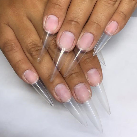 Pointed Tips_Less Curve_Set #0-9_Super Clear