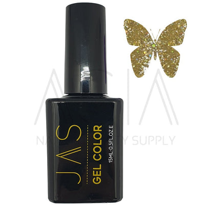 Jas Gel Polish #217 Glitter Gold