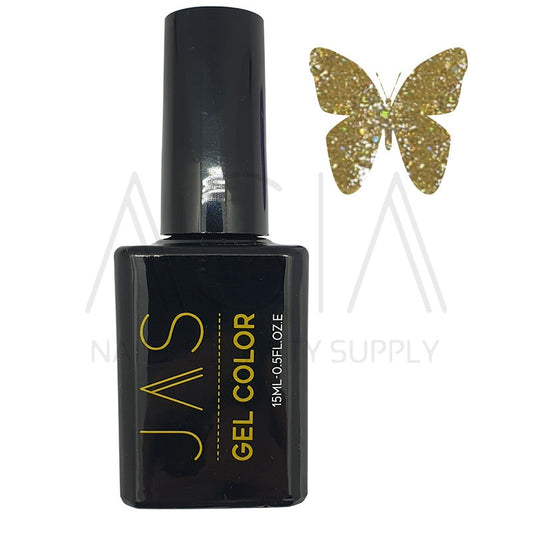 Jas Gel Polish #217 Glitter Gold